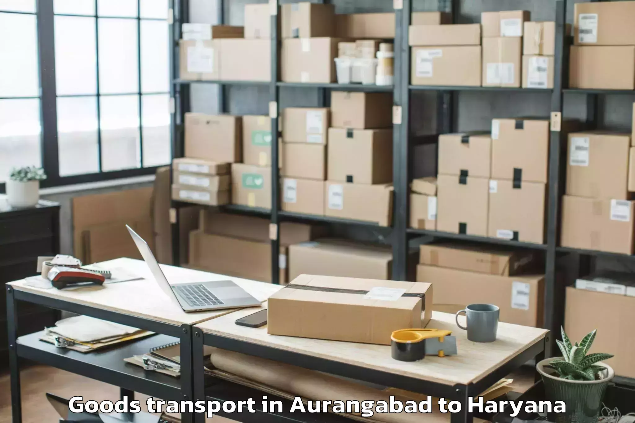 Book Your Aurangabad to Hathin Goods Transport Today